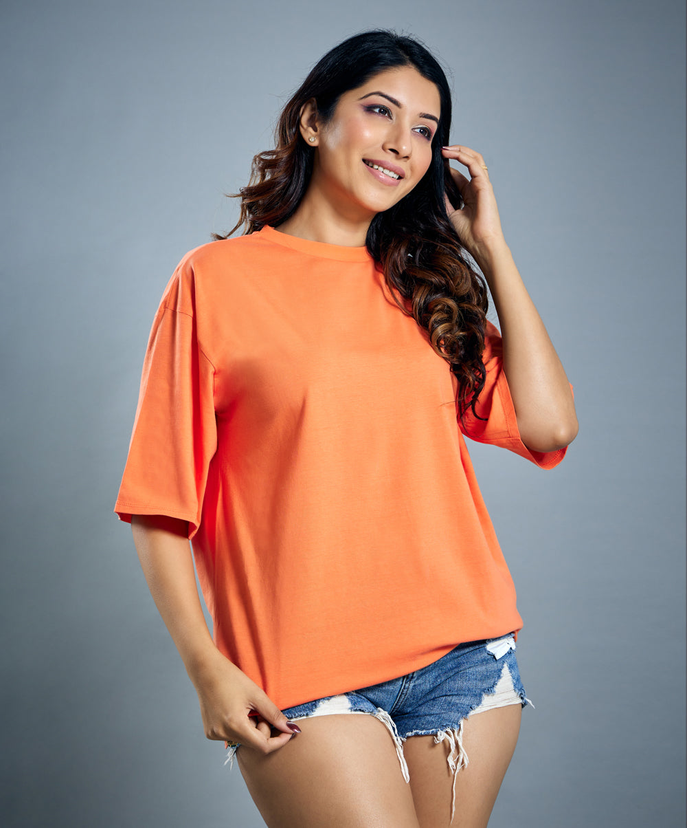 Oversize Orange Tshirt