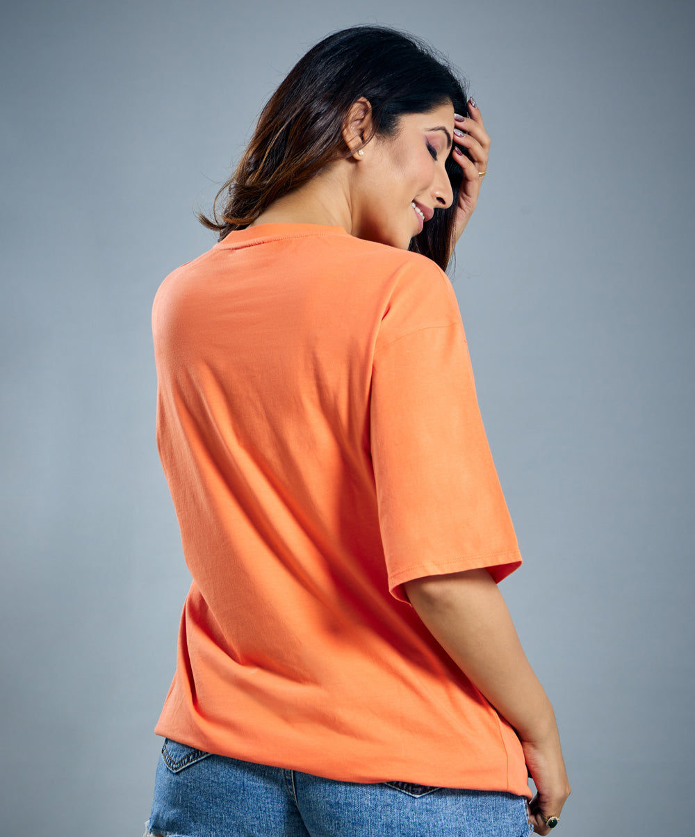 Oversize Orange Tshirt