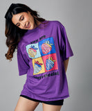 oversize purple berry special tshirt