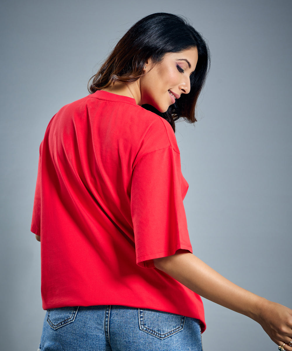 Oversize Red Tshirt