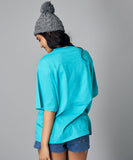 oversize mint blue tshirt