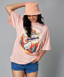 oversize light pink tshirt