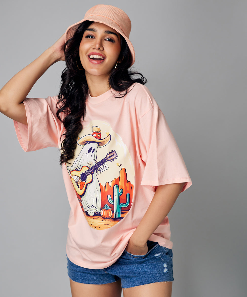 oversize light pink tshirt