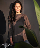 oversized linen top
