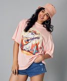 oversize light pink tshirt