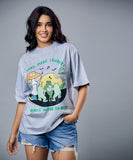 frog musical party oversized tshirt