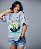 frog musical party oversized tshirt