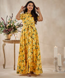 floral yellow maxi dress