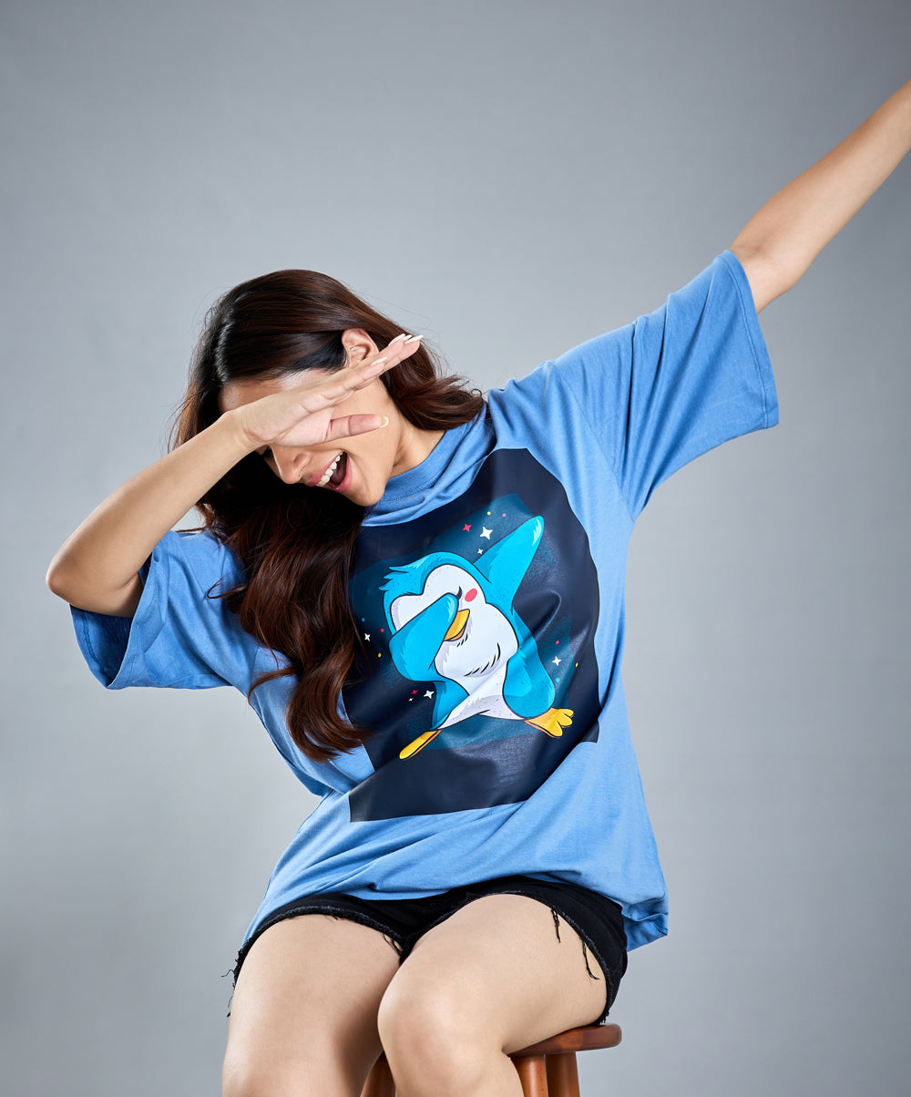 Oversize Light Blue T-Shirt