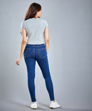 mid waist blue jean 1